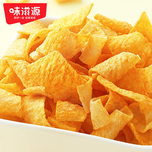 味滋源山药薄片脆片薯片网红零食小包装35g*10包袋休闲食品香葱味 商品图4