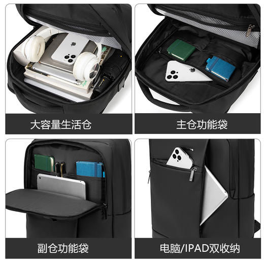 维多利亚旅行者城市通勤防盗笔记本电脑包双肩包背包9066 商品图2