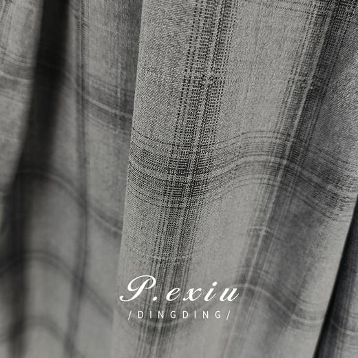 01-1 潘依绣丁丁宠粉 定制格子休闲西装裤 W-6541 商品图1