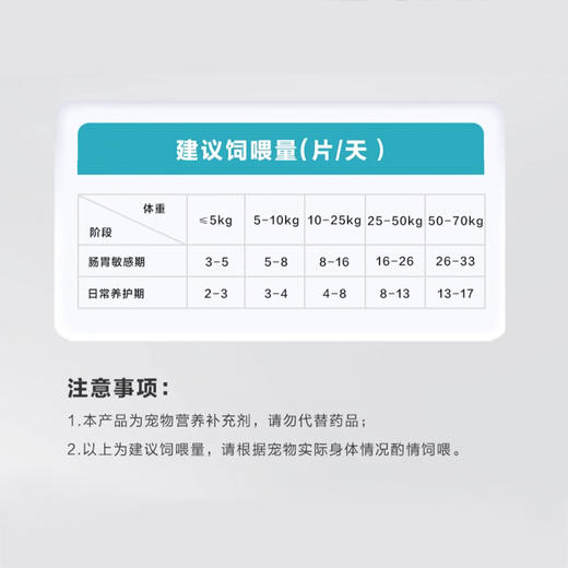 卫仕狗狗力肠片补充营养益生菌调理肠胃化毛球助吸收 商品图3