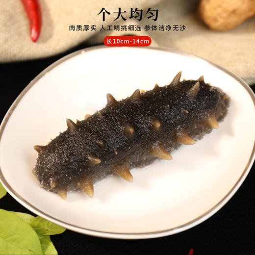 即食辽刺参🎁大连海参辽刺参高营养开袋即食8-10头/500g 商品图7