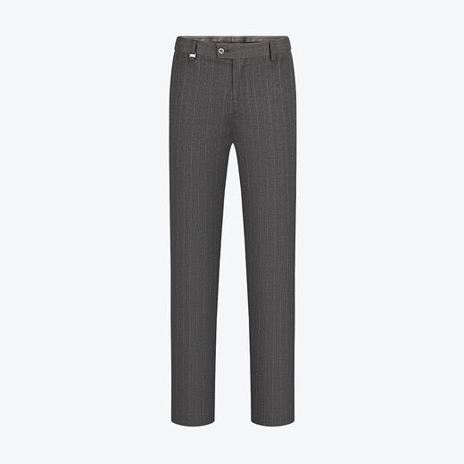 柒牌男装西裤男士春夏2024新款商务休闲色织条纹修身直筒西装长裤	126H72310 商品图4