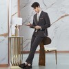 柒牌西装男套装2024春季新款商务休闲平驳领暗条纹男士西服两件套	126C70980 商品缩略图3