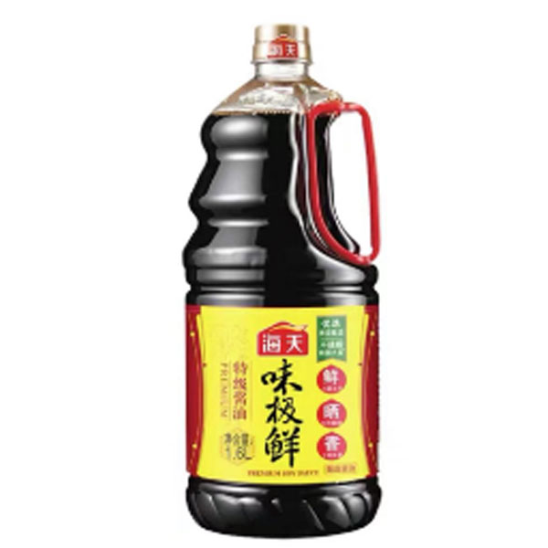 【16.9元/桶】海天味极鲜酱油1.6L（0201216）
