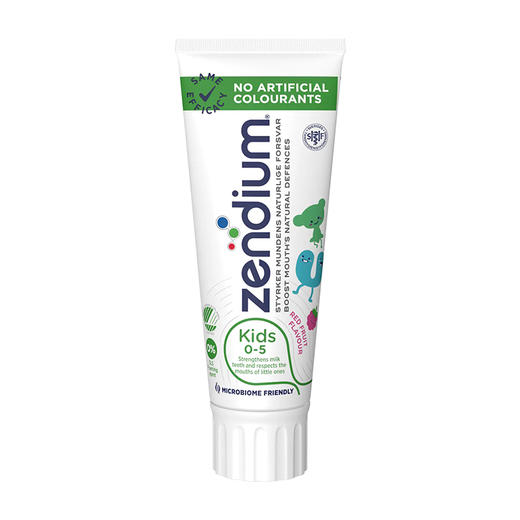 [丹麦]Zendium0-5岁、5岁以上牙膏75毫升 Zendium kids 0-5years 75ml . 商品图0