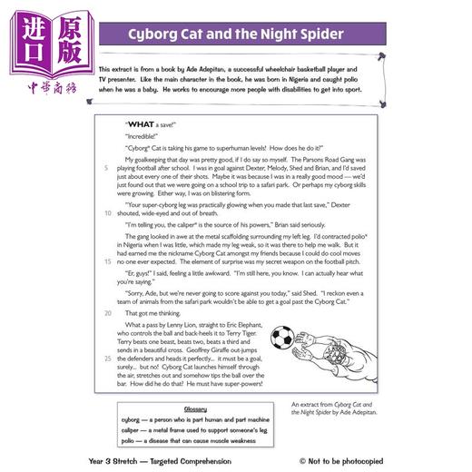 【中商原版】英国原版CGP教辅新的KS2英语有针对性的问题书具有挑战性的理解第3年附答案New KS2 English Targeted Question Book 商品图2