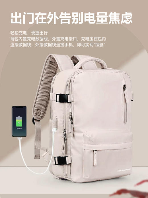 维多利亚旅行者短途旅行登山出差电脑包双肩包背包7051 商品图10