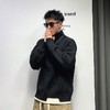 徐太浪套头半高领毛衣男秋冬加厚保暖美式宽松内搭高领打底衫上衣 商品缩略图1