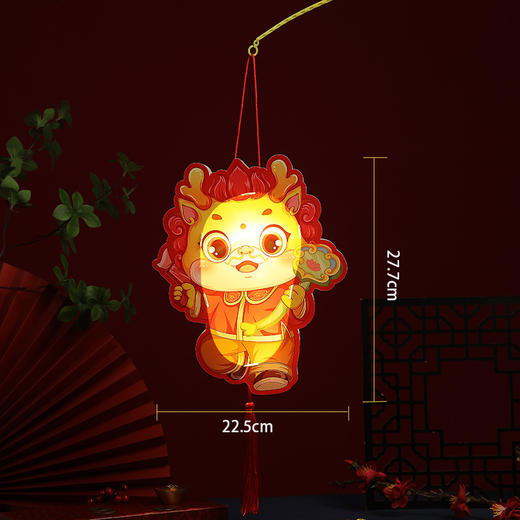 【多种款式，随心选择！】龙年手提灯笼PVC发光灯笼，儿童手工DIY材料包新年装饰品年货，寓意丰富 乐过新春！ 商品图6