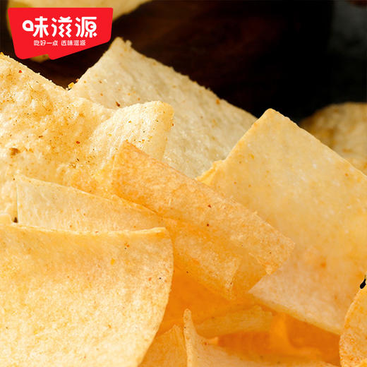 味滋源山药薄片脆片薯片网红零食小包装35g*10包袋休闲食品香葱味 商品图7