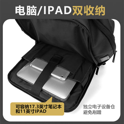 维多利亚旅行者城市通勤防盗笔记本电脑包双肩包背包9066 商品图3