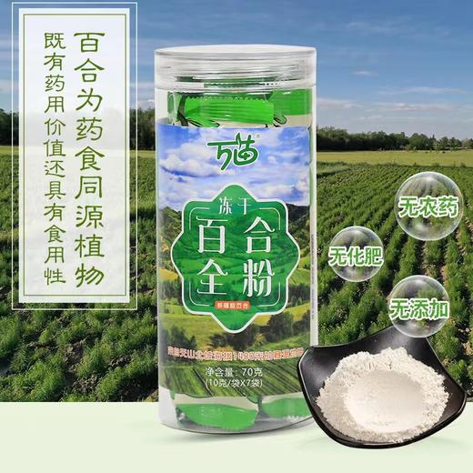 万苗新疆冻干百合全粉 商品图4