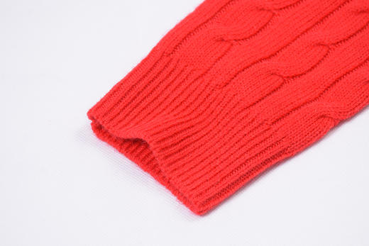 小马标 经典纽花 90%羊毛 高领半拉链套头针织衫 6色 PT-1155 商品图7