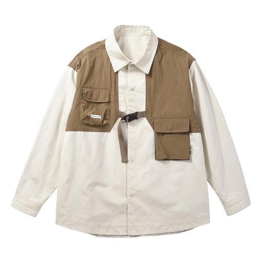 徐太浪日系时尚工装拼接夹克男2023新款春季潮牌潮流韩版休闲外套 商品图4