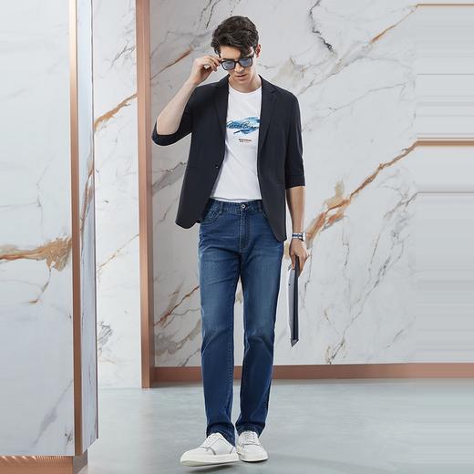 【七分袖】柒牌男装西装男2024春季新款单西商务休闲男士西服外套	126C70790 商品图3