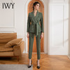 IWY/绿色高级感加厚西装外套时尚干练职业套裤女秋冬新款CP1652 商品缩略图0