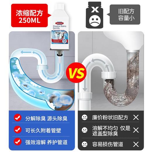 【管道清洁大师】【新款ddoxoo管道清洗剂】管道清洁剂水槽下水管清洁除垢剂chu菌除臭 商品图1