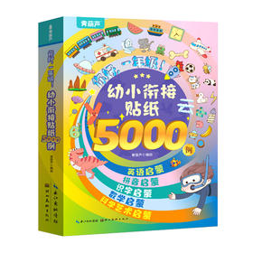 你好，一年级！ 幼小衔接贴纸5000例（套装共10册）儿童思维逻辑游戏训练全脑开发幼儿园益智早教启蒙认知书