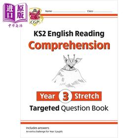 【中商原版】英国原版CGP教辅新的KS2英语有针对性的问题书具有挑战性的理解第3年附答案New KS2 English Targeted Question Book