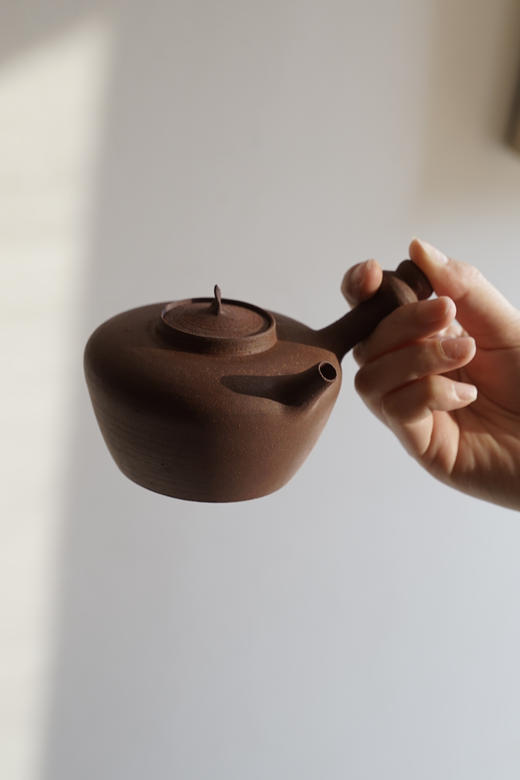 清如许监制｜潮州经典砂铫煮水副旁炉（纯手工老岩泥料） 商品图0