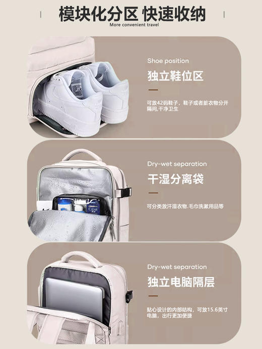 维多利亚旅行者短途旅行登山出差电脑包双肩包背包7051 商品图13