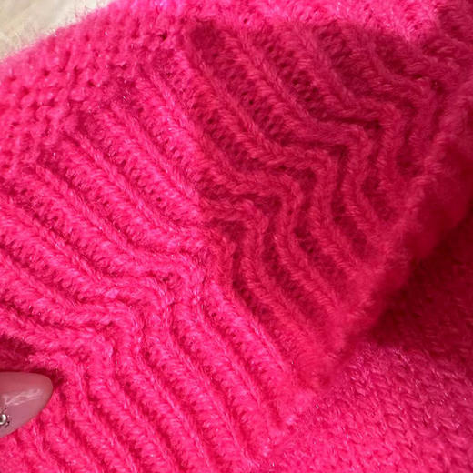 19WS净色基础款套头毛织衫31016（黑白红） 冬季 312064032105 商品图3