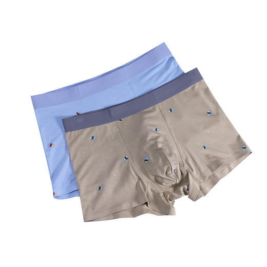 美季美优莫代尔印花男士平角内裤N356309 商品图4