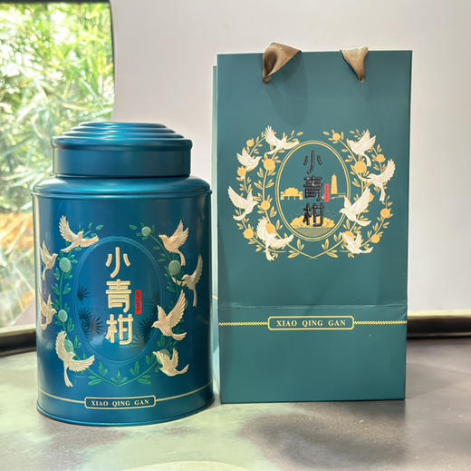 柑普茶｜小青柑（2019年天马古树柑+2015年宫廷熟普）阳光生晒，低温烘干，核心地理，果香馥郁，清香甜醇，汤色橙红明亮，越陈越香，自饮馈赠佳品，刚刚好的上品小青柑 净重：250g*1罐 商品图1