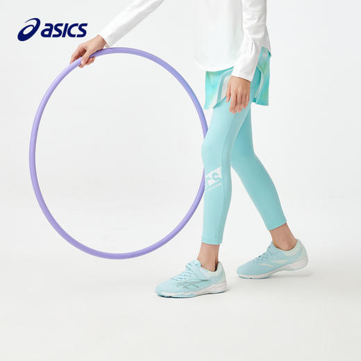asics/亚瑟士童装24年春季新女童长裤云感高弹百搭运动假两件裙裤 商品图0