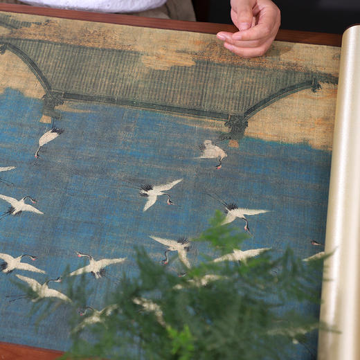 瑞鹤图云锦 商品图7