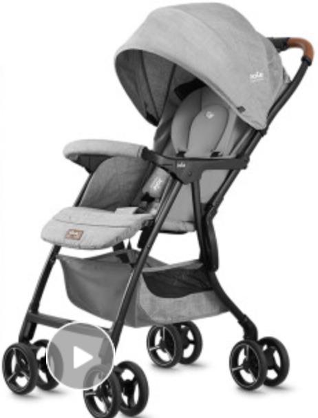 飘逸精灵婴儿推车月岩灰（0-3岁） 商品图0