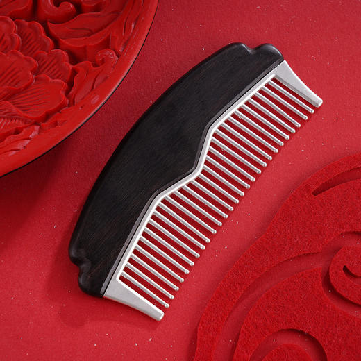 子佩集S999银福泽长流梳子【YJSZ011】2312 商品图1