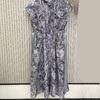 01-1 潘依绣丁丁宠粉 定制带腰带印花连衣裙  20780T 商品缩略图0