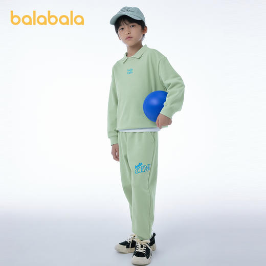 巴拉巴拉儿童套装洋气男童春装新款女童学院风休闲运动中大童 商品图2