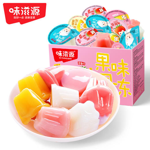 味滋源果味果冻500g箱果冻四种口味混合【分销】 商品图7