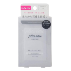 【特卖】plus eau 润泽奢养修复发膜4次集中护理 12g*4 便携装【保质期：2026年5月】