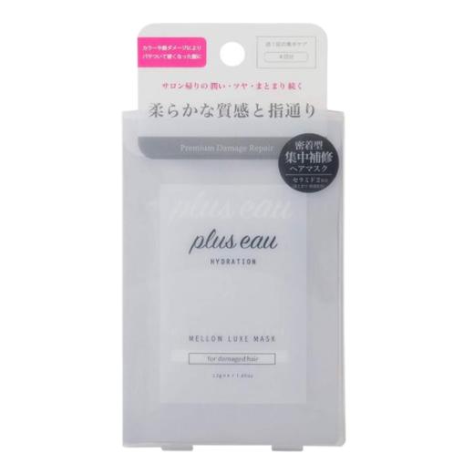 【特卖】plus eau 润泽奢养修复发膜4次集中护理 12g*4 便携装【保质期：2026年5月】 商品图0