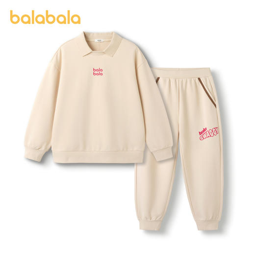 巴拉巴拉儿童套装洋气男童春装新款女童学院风休闲运动中大童 商品图4