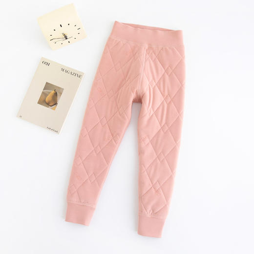 冬季新款神裤儿童保暖裤加棉加厚内穿男女童棉裤 三层棉裤 女_HLY 商品图5