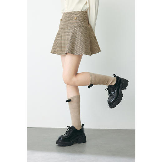 【严选】诗凡黎春千鸟格双排扣经典小香风短外套SF1210011 商品图4