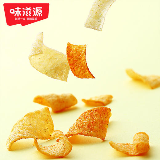 味滋源山药薄片脆片薯片网红零食小包装35g*10包袋休闲食品香葱味 商品图5