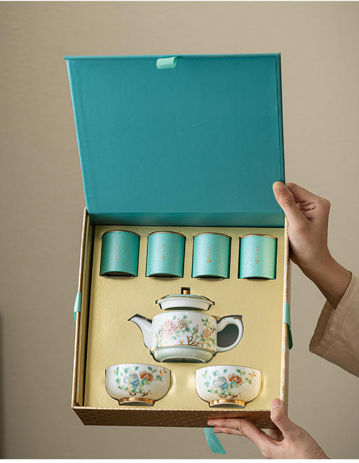 丝路花语-茶具礼盒套装 商品图11