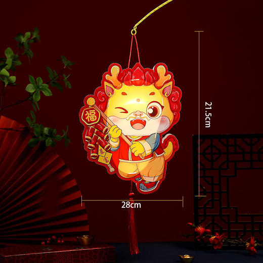 【多种款式，随心选择！】龙年手提灯笼PVC发光灯笼，儿童手工DIY材料包新年装饰品年货，寓意丰富 乐过新春！ 商品图5
