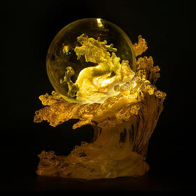 龙腾四海夜灯水晶球