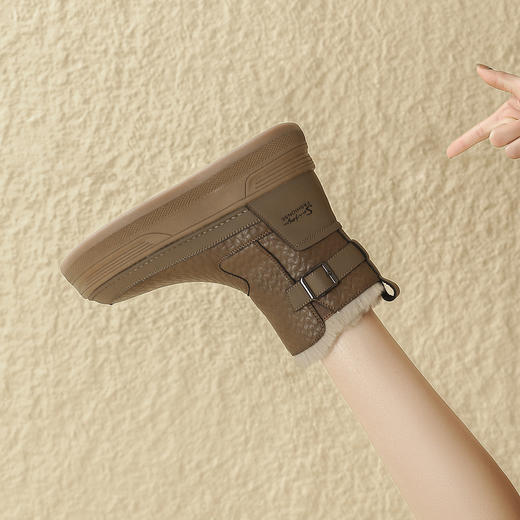 品质好货| Safiya/索菲娅2023加绒加厚户外兔毛雪地靴 SF3411A719 商品图7