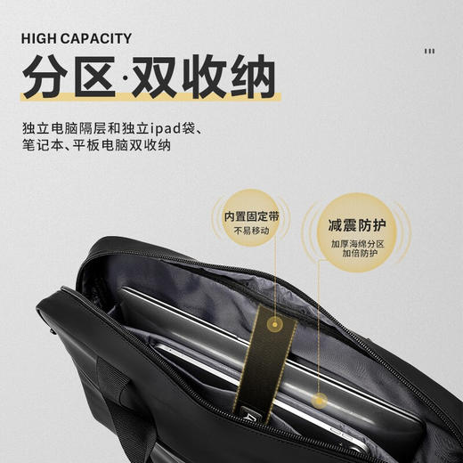 维多利亚旅行者大容量减震内胆包手提包公文包背包电脑包7008 商品图2