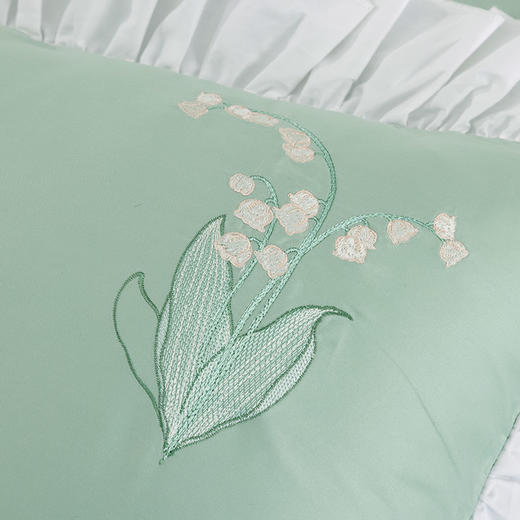 多喜爱 60S贡缎长绒棉清新花卉三/四件套 山谷风铃/聆听幸福 商品图8