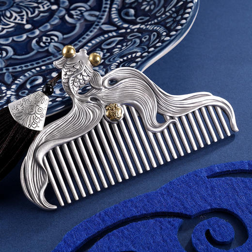 子佩集S999银金玉满堂梳子【BX0460455】2312 商品图3