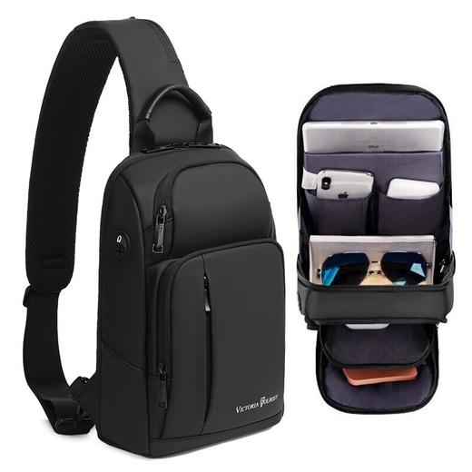 维多利亚旅行者多功能商务斜挎包单肩包胸包5089 商品图1