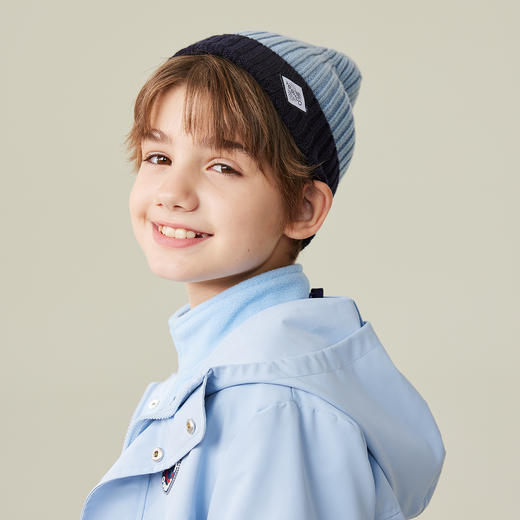 【翻边双色针织帽】男女同款 ❗英氏YeeHoO品牌秋冬帽子系列 商品图7